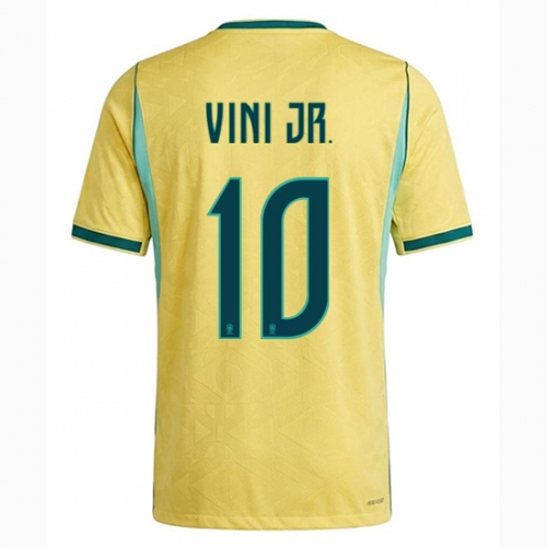 Billige Fotballdrakt Brasil Vinicius Junior #10 Replika Hjemmedrakt VM 2026 Kortermet Billige Fotballdrakt Brasil Vinicius Junior #10 Replika Hjemmedrakt VM 2026 Kortermet
